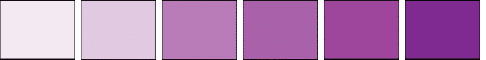 Formaldehyde reference color examples
