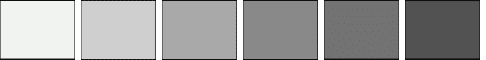 Approved sulfide reference color examples